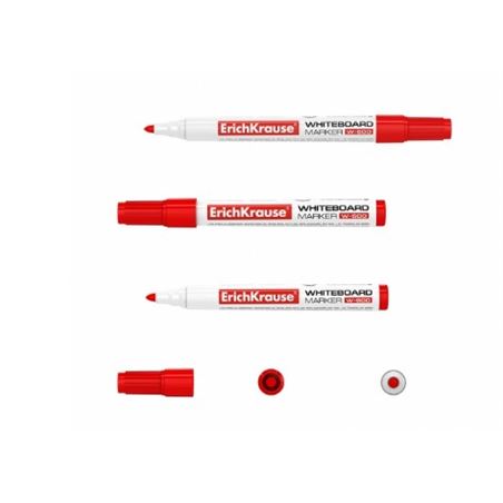 ROTULADOR PARA PIZARRA BLANCA 0.8/2.5MM ROJO ERICHKRAUSE - 12847