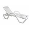TUMBONA RELAXIA BLANCA 5 POSICIONES 65X186X50 - 15603F