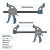 SARGENTO APRIETE 18"/450 MM 2PCS FONTASTOCK - FSKSAM005-2