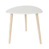 MESITA AUXILIAR MADERA BLANCA 48CM - BY05014179041