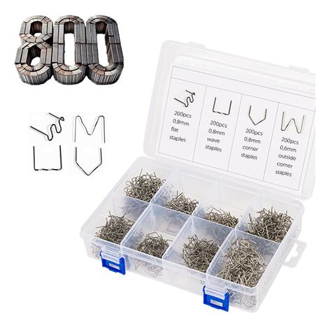 KIT DE 800 GRAPAS PARA SOLDADURA/REPARACION DE PLASTICO - RTV0400192