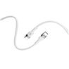 CABLE FLEXIBLE TIPO C A TIPO C 2M 100W FOREVER BLANCO - GSM115430
