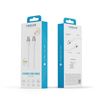 CABLE FLEXIBLE TIPO C A TIPO C 2M 100W FOREVER BLANCO - GSM115430-2
