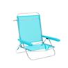 SILLA PLEGABLE 5 POSICIONES ALUMINIO AGUAMARINA 64X44X78CM - 10309