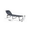 TUMBONA C/ COJIN ORISSA GRIS CLARO 189X58X30CM - 15940