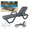 TUMBONA RELAXIA ANTRACITA 5 POSICIONES 65X186X50 - 15604F
