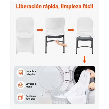 FUNDA PARA SILLA PLEGABLE PRO BLANCA SUNGARDEN - SG0216-4