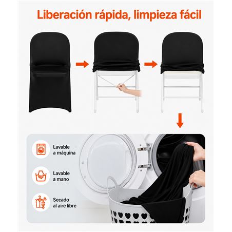 FUNDA PARA SILLA PLEGABLE PRO NEGRA SUNGARDEN - SG0215-4