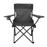 SILLA PLEGABLE DE CAMPING CON POSAVASOS GRIS OSCURO SUNGARDEN - SG0209-3