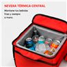 SILLA DOBLE PLEGABLE DE CAMPING CON NEVERA Y SOMBRILLA SUNGARDEN - SG0212-5