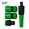 SET 4PCS BOQUILLA DE RIEGO + ADAPTADORES PARA MANGUERA 3/4" SUNGARDEN - SG0197