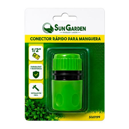 CONECTOR RAPIDO PARA MANGUERA 1/2" SUNGARDEN - SG0199-4