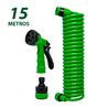 MANGUERA ESPIRAL DE JARDIN 15 METROS CON PISTOLA DE RIEGO SUNGARDEN - SG0207