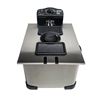 FREIDORA 5 LITROS INOX 2000W DESMONTABLE CON VENTANA MUVIP - MV0671