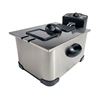 FREIDORA 5 LITROS INOX 2000W DESMONTABLE CON VENTANA MUVIP - MV0671-1