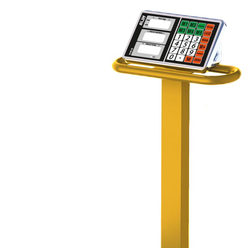 BASCULA INDUSTRIAL CON PLATAFORMA Y DISPLAY LCD 500KG BLIM - BL0534-1