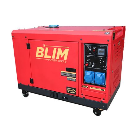 GENERADOR INSONORIZADO TRIFÁSICO GASOIL 6500W BLIM - BL0465