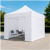 CARPA PROFESIONAL HEX.50 CON PAREDES 3X3 METROS BLANCA SUNGARDEN - SG0220-3