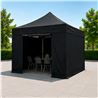 CARPA PROFESIONAL HEX.50 CON PAREDES 3X3 METROS NEGRA SUNGARDEN - SG0221-3