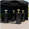 CARPA PROFESIONAL HEX.50 CON PAREDES 3X3 METROS NEGRA SUNGARDEN - SG0221-4