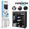 ARMARIO TELA 9 ESTANTES/2 BARRAS 150x45x172CM COMPACTOR - 200203