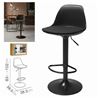 TABURETE BAR C/ RESPALDO NEGRO 38.5X39.5X83-1CM - 41045