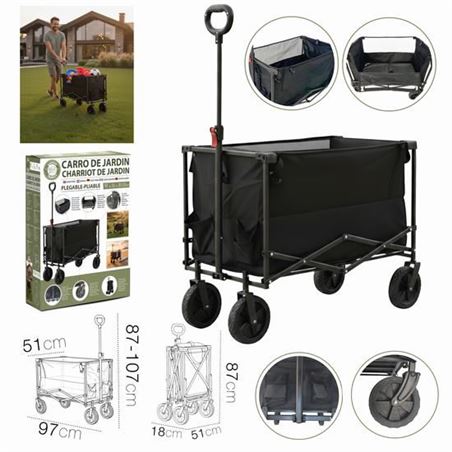 CARRO DE JARDIN 97X51X107CM - 92081