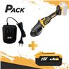 RADIAL SERIE PRO 115/125MM S/CARBON + BATERIA 20V 4AH + CARGADOR DE BATERÍA - PACK272