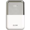 POWERBANL 10000MAH LEPOW22W10WS BLANCO PLATA LEOTEC - LEPOW22W10WS