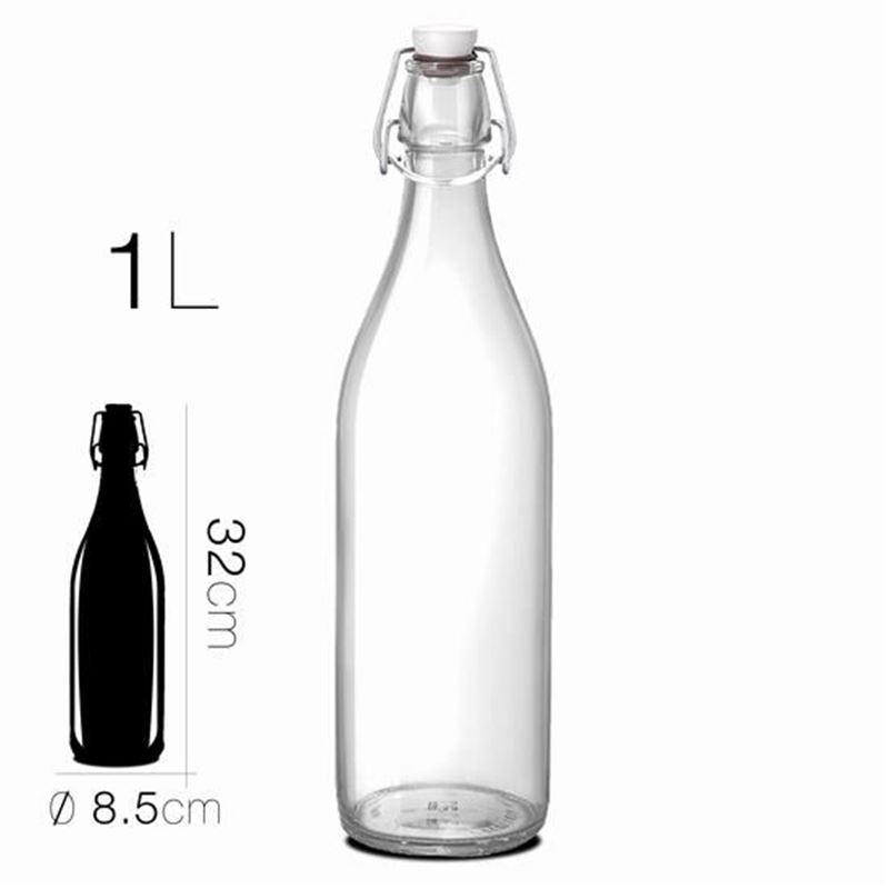 BOTELLA CRISTAL 1L 8.5X32CM - 24538