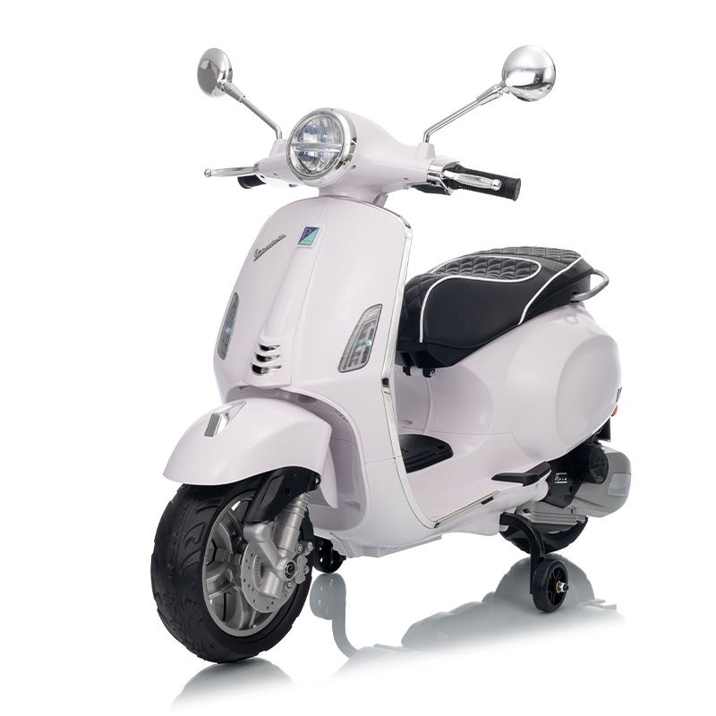 MOTO INFANTIL A BATERIA VESPA PRIMAVERA BLANCA - 33018-1