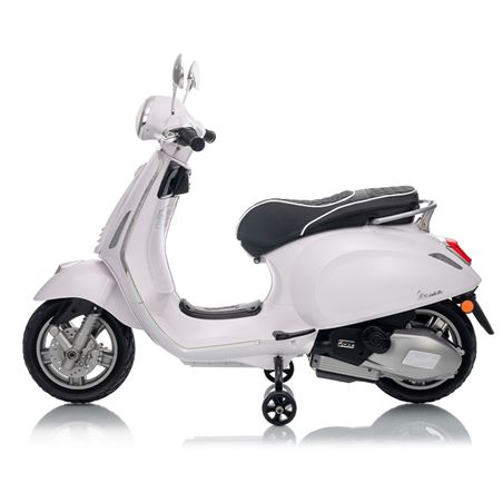 MOTO INFANTIL A BATERIA VESPA PRIMAVERA BLANCA - 33018-2