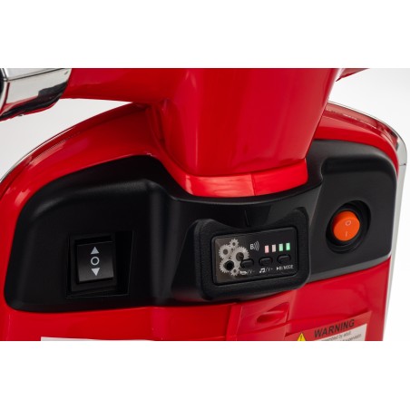 MOTO INFANTIL A BATERIA VESPA PRIMAVERA ROJO - 33021-8