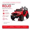 COCHE INFANTIL A BATERIA CON CONTROL REMOTO JEEP WRANGLER RUBICON ROJO - 33036