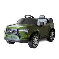 COCHE INFANTIL A BATERIA CON CONTROL REMOTO LEXUS GX550 VERDE - 33023-1