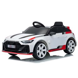 COCHE INFANTIL A BATERIA CON CONTROL REMOTO AUDI RS6 GT AVANT BLANCO - 33028-1