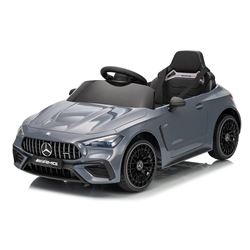 COCHE INFANTIL A BATERIA CON CONTROL REMOTO MERCEDES BENZ CLE53 AMG GRIS - 33027-1