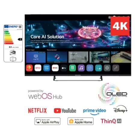 TELEVISOR QLED 55" SMART TV WEBOS 5525W GRUNKEL - QLED5526BK