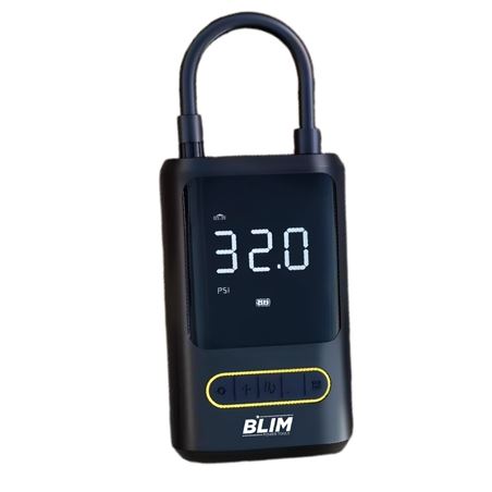 COMPRESOR DE AIRE PORTATIL 150PSI 80W + POWERBANK BLIM - BL0538-1