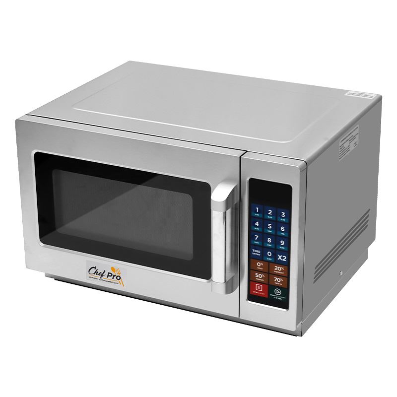 MICROONDAS PROFESIONAL 1000W 34 LITROS ACERO INOX CHEF PRO - CF0152-1