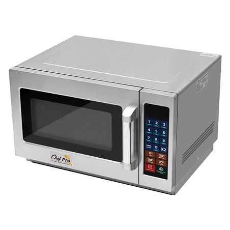 MICROONDAS PROFESIONAL 1000W 34 LITROS ACERO INOX CHEF PRO - CF0152-1