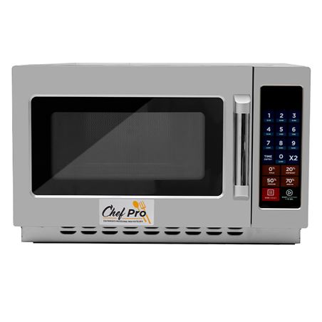 MICROONDAS PROFESIONAL 1000W 34 LITROS ACERO INOX CHEF PRO - CF0152-4