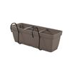 MACETA COLGANTE RECTANGULAR 50CM TORTORA FLYCURVED ARTPLAST - FLY.050.CU.TO