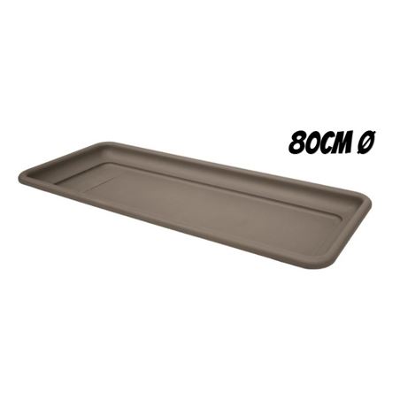 BANDEJA PARA MACETA 80CM TORTORA ARTPLAST - MAX-080.SV.TO