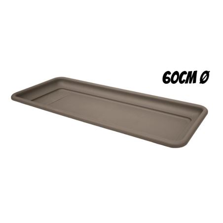 BANDEJA PARA MACETA 60CM TORTORA ARTPLAST - MAX-060.SV.TO