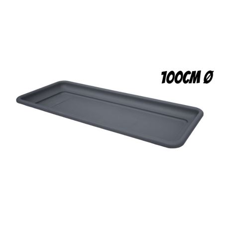 BANDEJA PARA MACETA 100CM ANTRACITA ARTPLAST - MAX-100.SV.AN