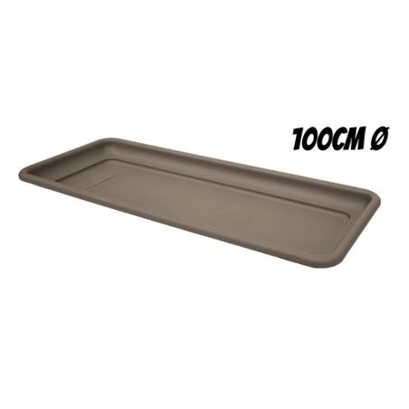 BANDEJA PARA MACETA 100CM TORTORA ARTPLAST - MAX-100.SV.TO