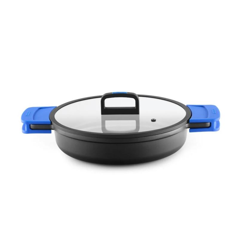 CACEROLA BAJA 24 SOLID PRO C/ASAS MONIX - M660524-1