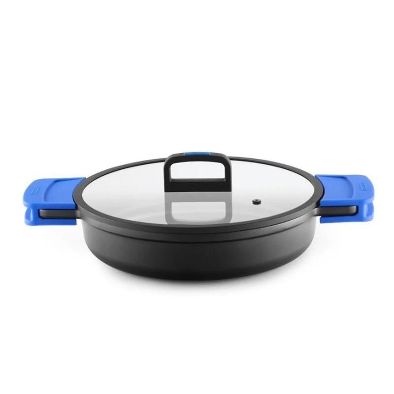 CACEROLA BAJA 28 SOLID PRO C/ASAS MONIX - 660528-2