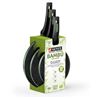 SET 3 SARTENES BAMBU ANTIADHERENTE 18 22 26 MONIX - M831242-1